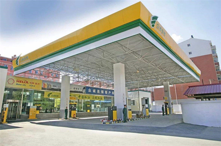 宜春加气站钢结构网架案例7